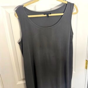 Eileen Fisher Charcoal Tank Top